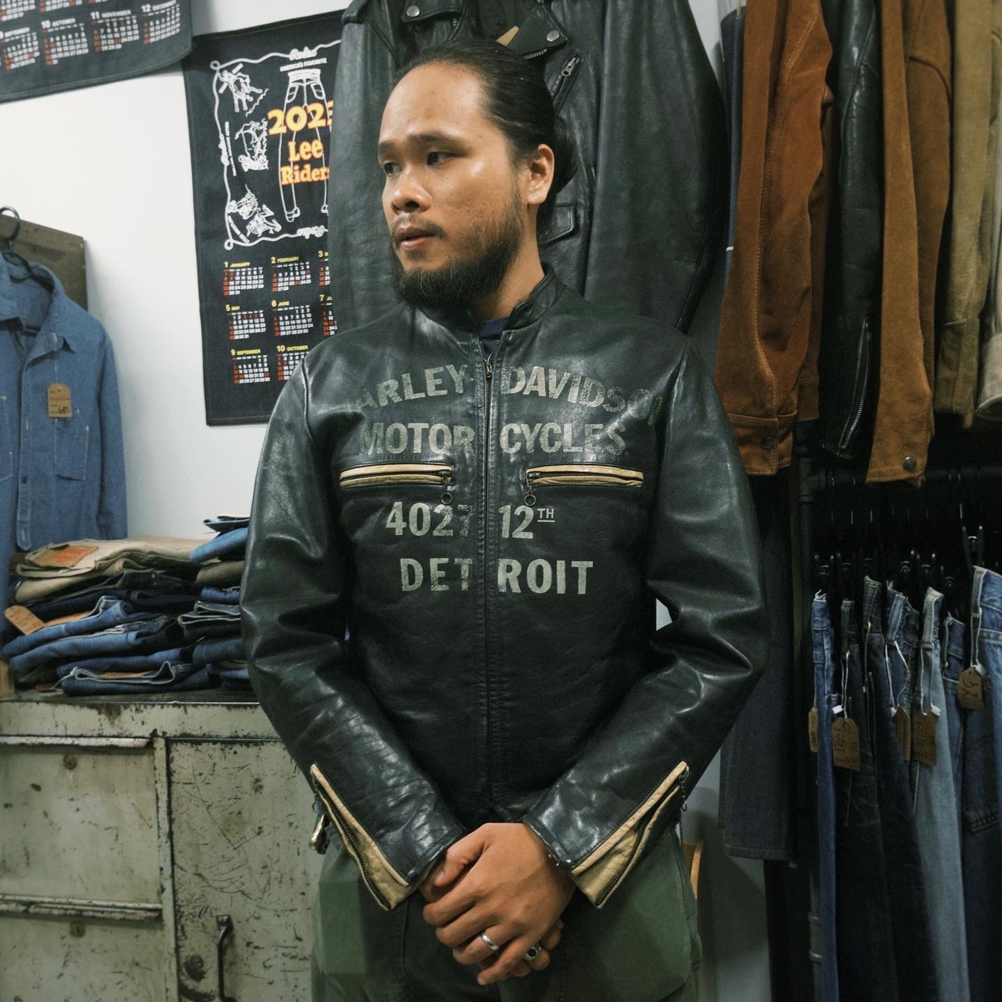 Harley Davidson Leather Jacket Size L