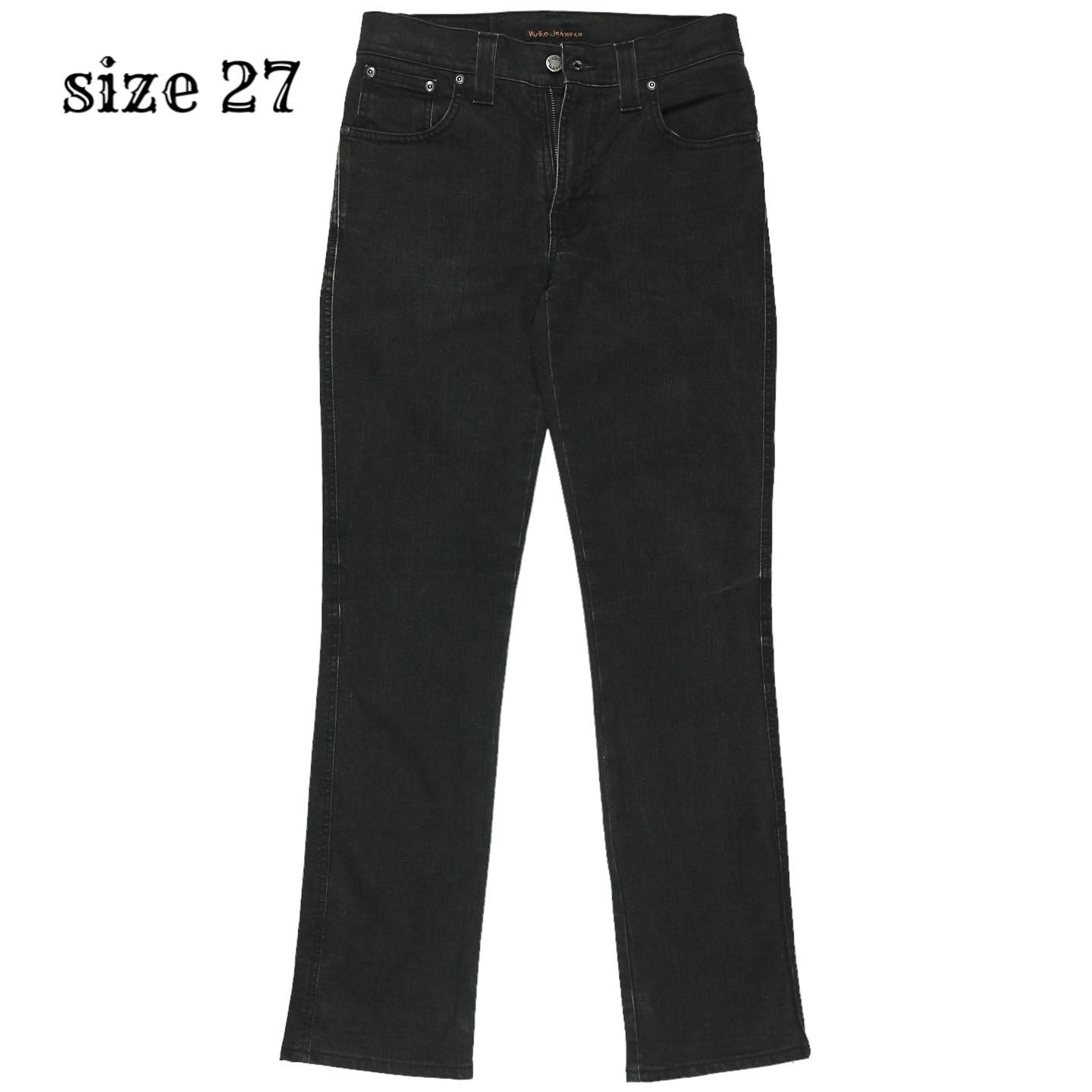 Nudie Jeans Slim Jim Black Size 27