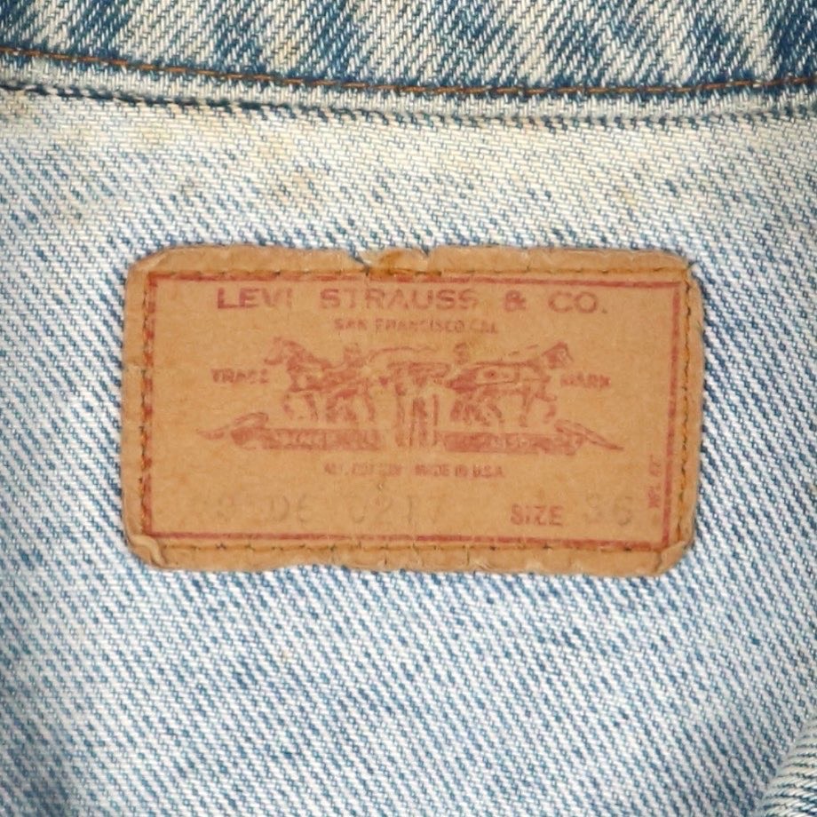 Vintage 80s Levi’s USA Trucker Denim Jacket Size XS