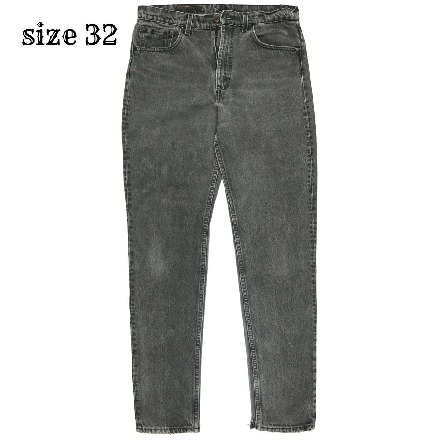 Levi’s 512 USA Black Faded Jeans Size 32