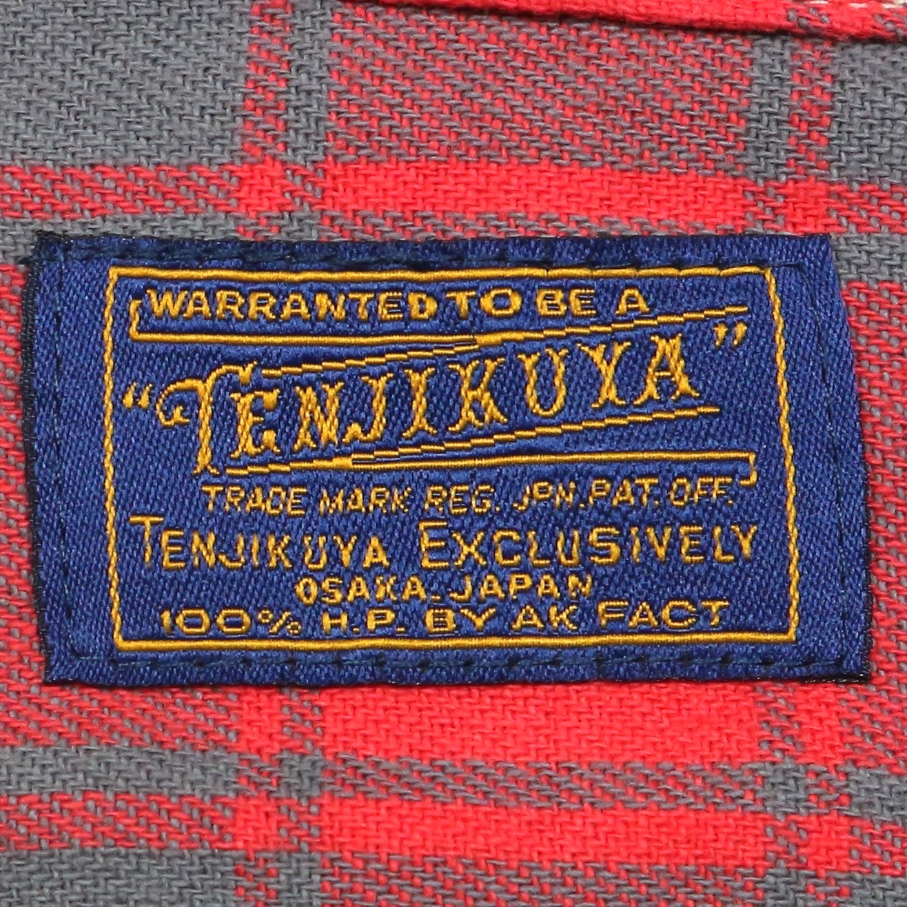 Tenjikuya Japan Flannel Work Shirt Size S