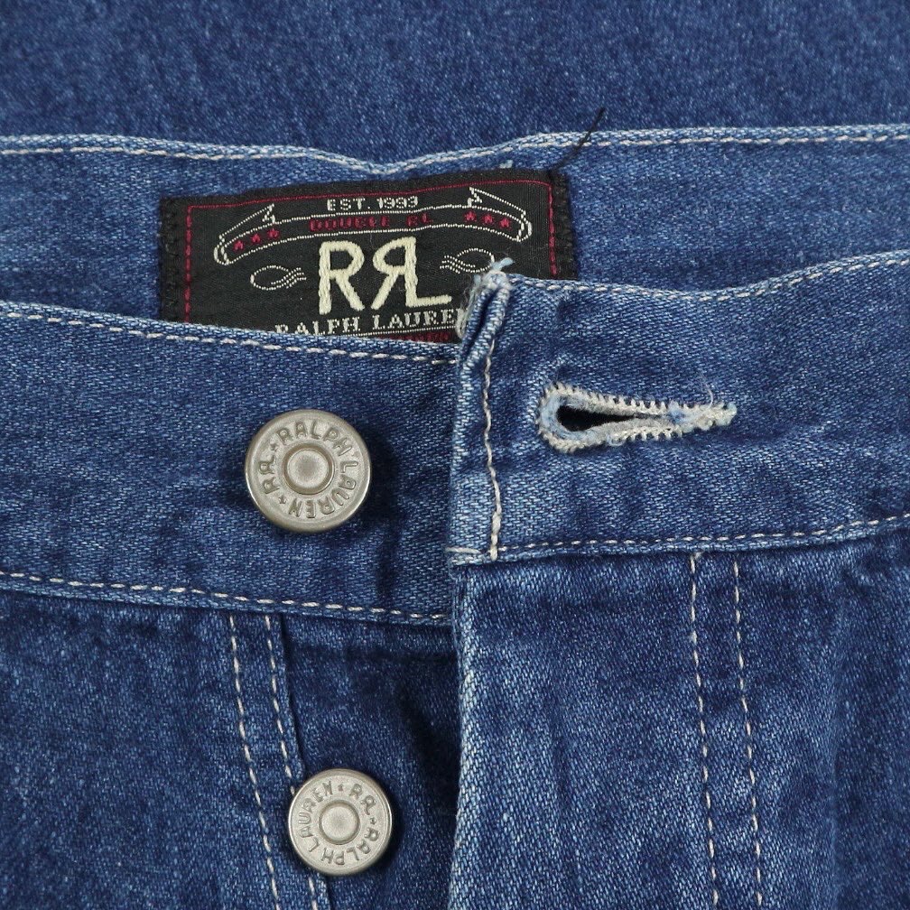 Double RL (RRL) Denim Carpenter Pants Size 32