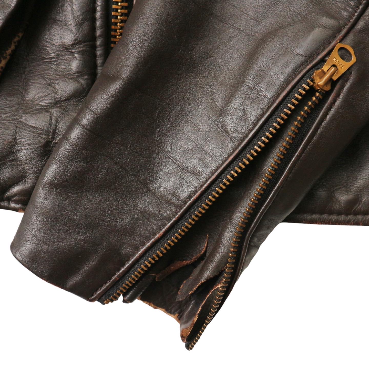 Vanson Racer Leather Jacket Size M