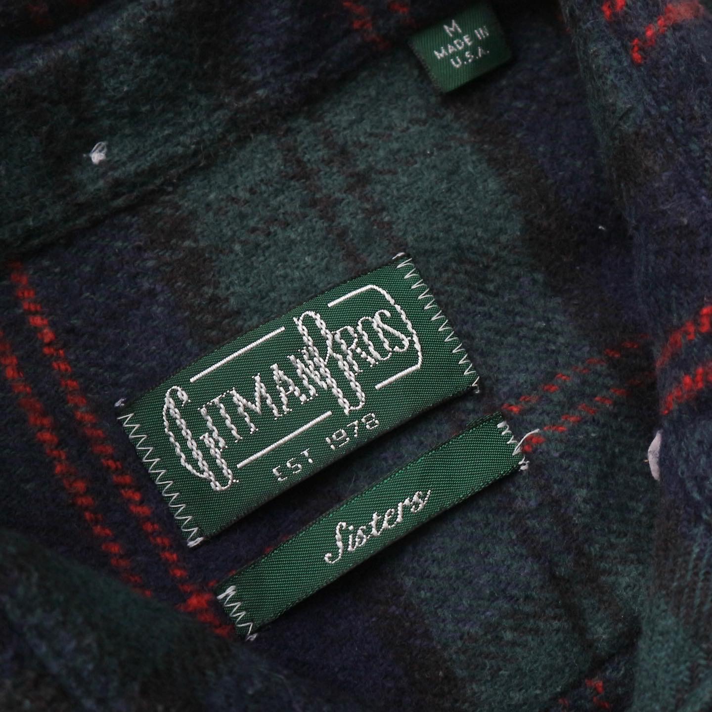 Gitman Bros USA Flannel Shirt for Women Size M