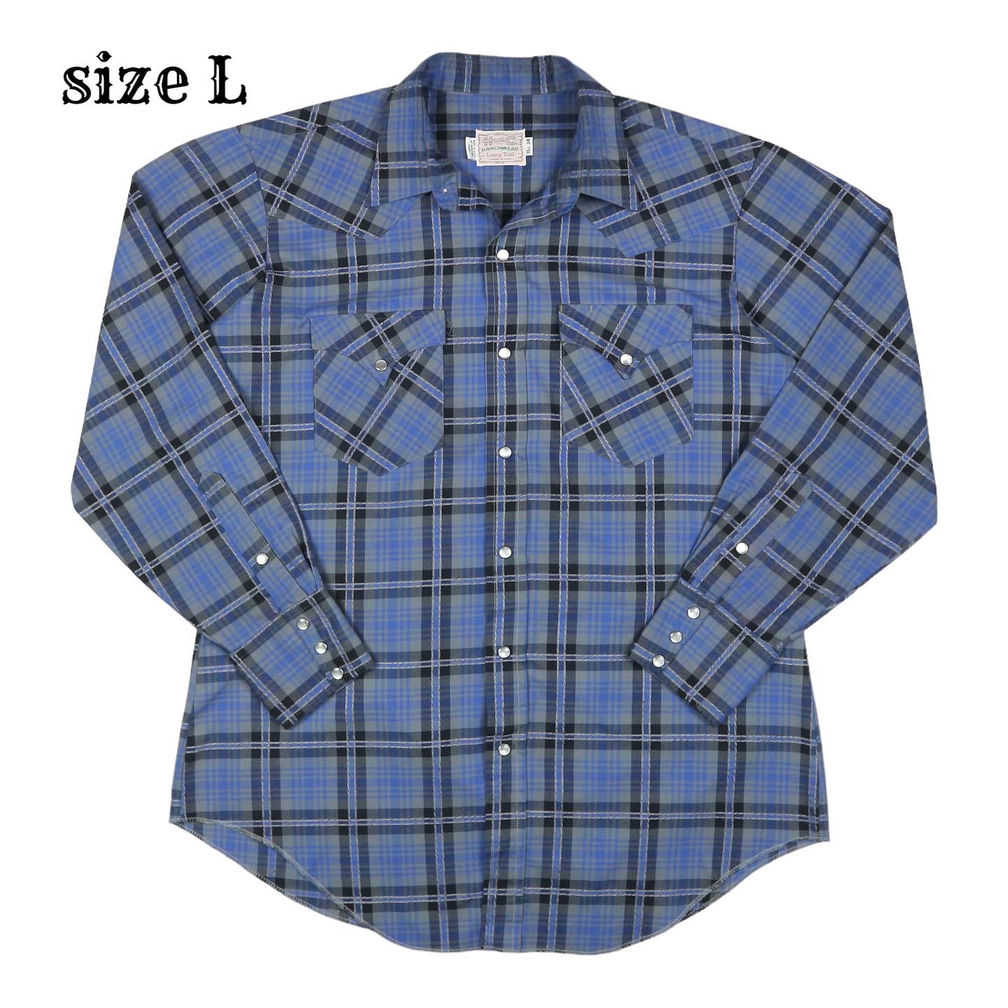 Vintage H BAR C Western Shirt Size L