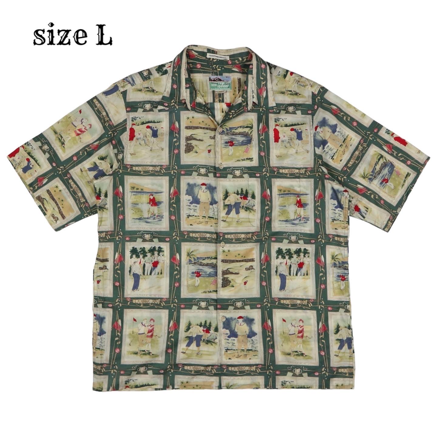 Reyn Spooner Hawaiian Shirt Size L