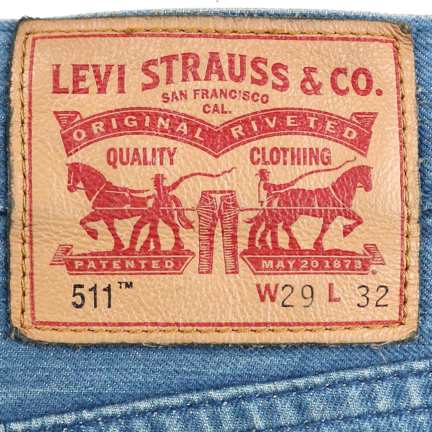 Levi’s 511 Selvedge Denim Jeans Size 28