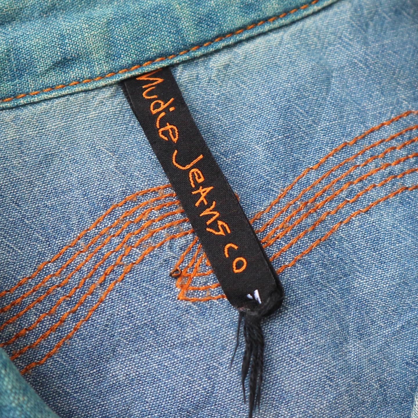 Nudie Jeans Denim Western Shirt Size M