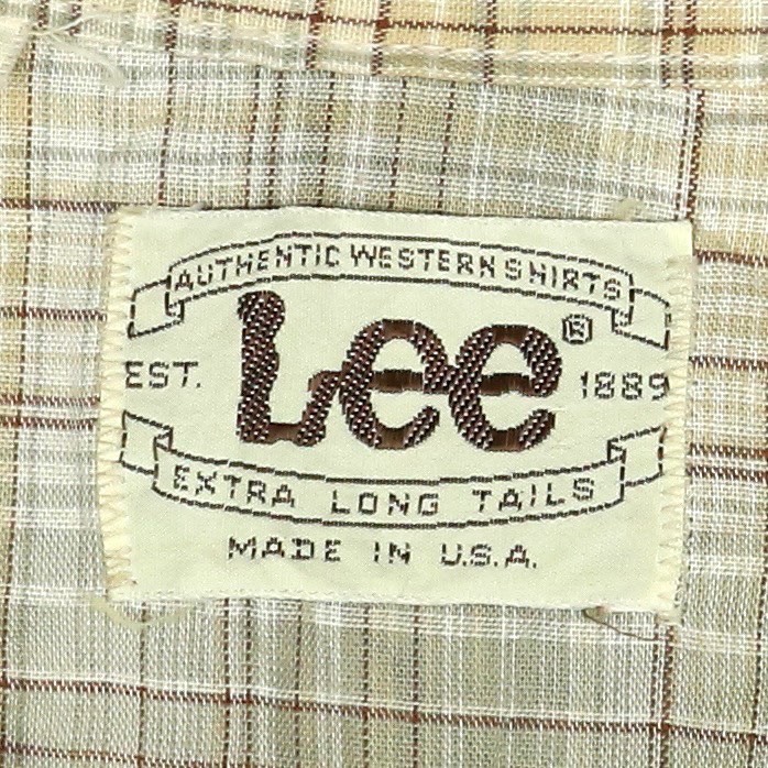 Vintage 80s Lee Western Shirt Size XL