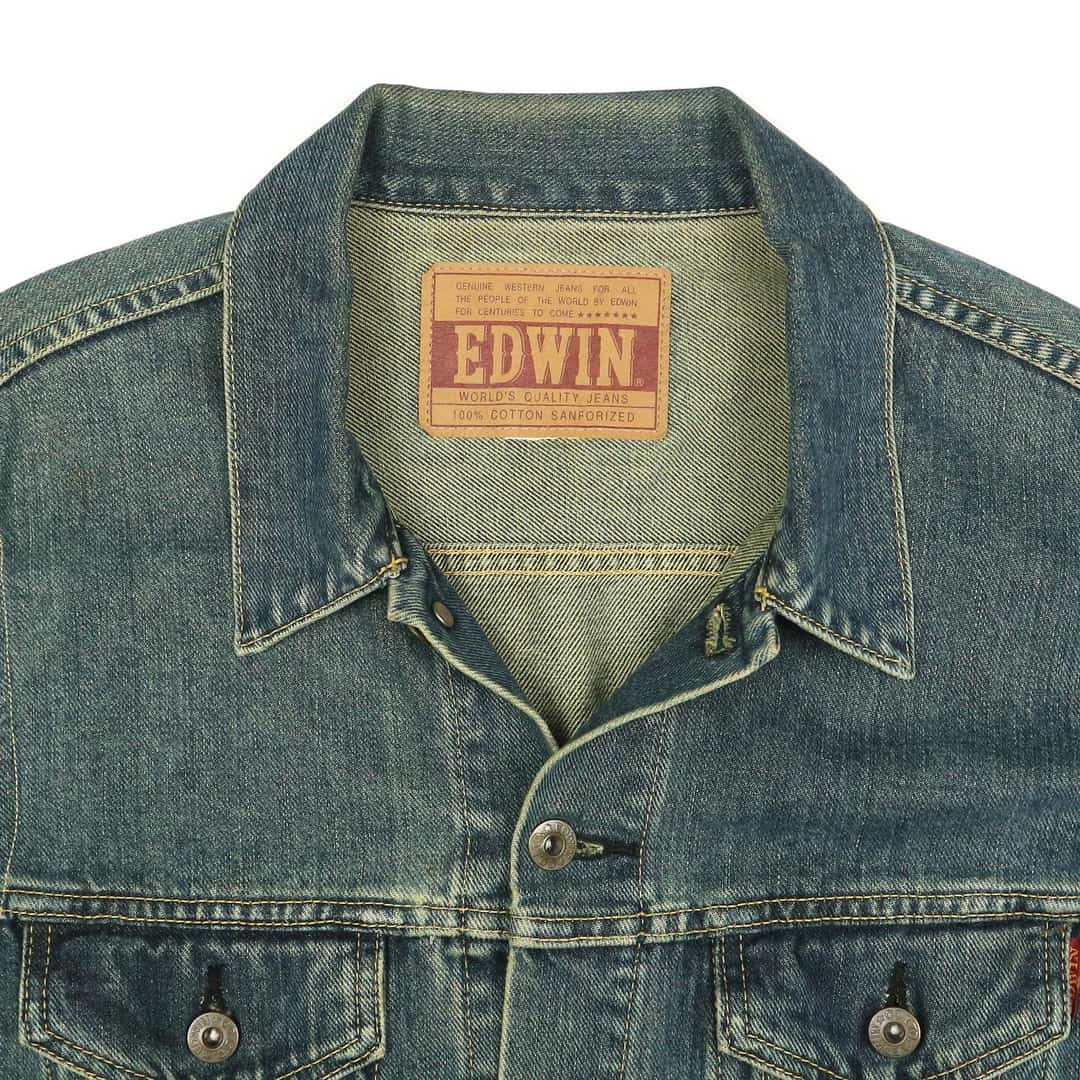 Edwin Denim Trucker Jacket Size S