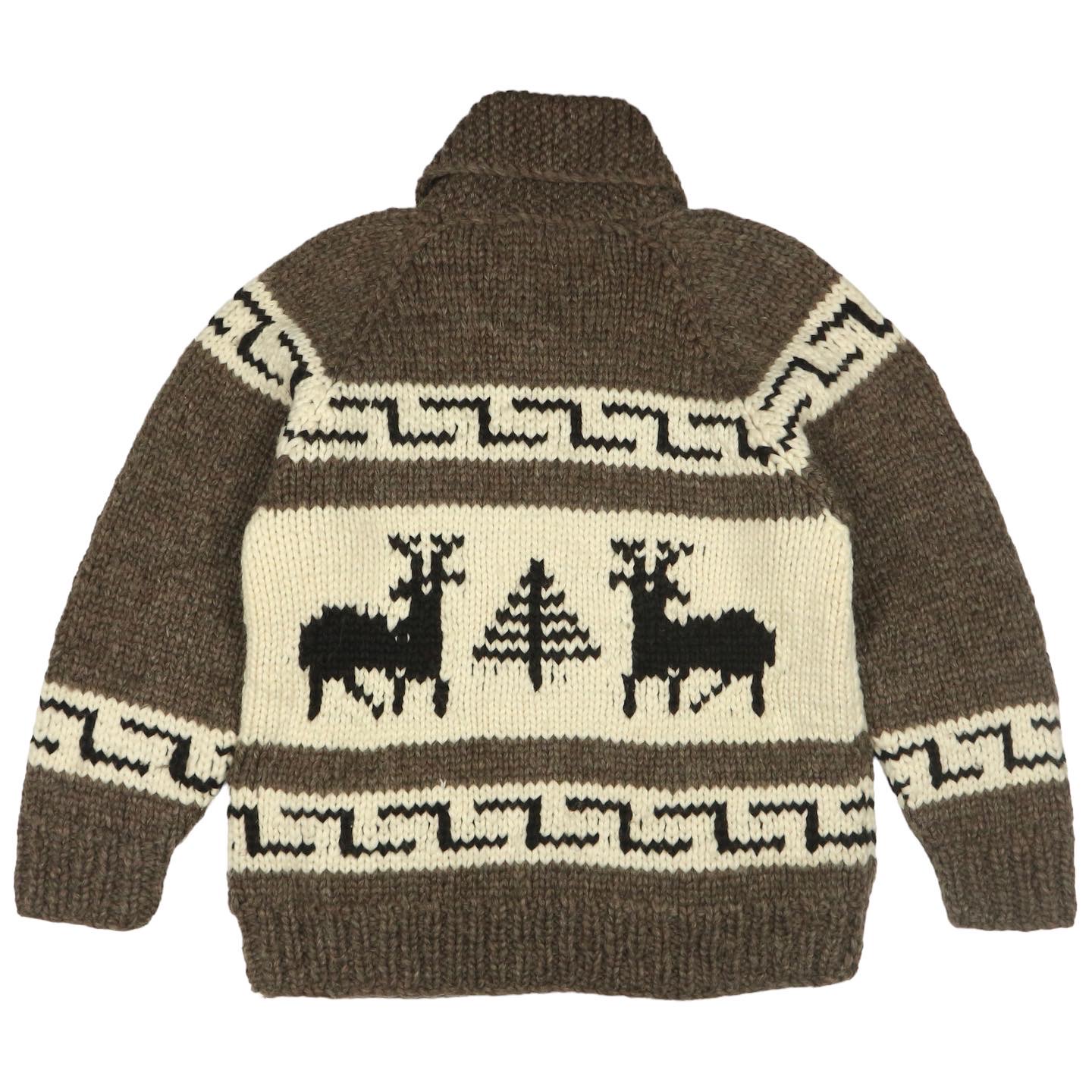 Kanata Heavy Wool Cowichan Sweater Size L