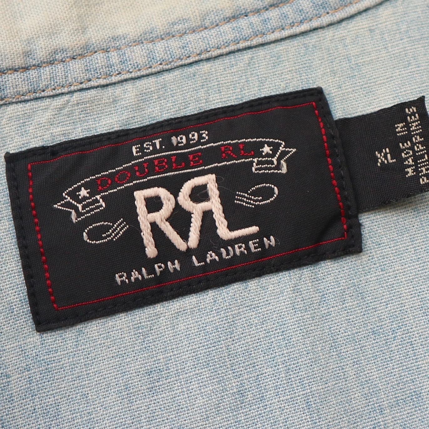 Double Ralph Lauren (RRL) Western Shirt Size XL denimister