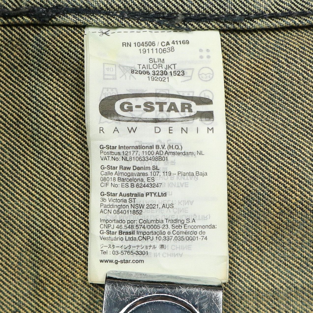 G-Star Raw Trucker Denim Jacket Size M