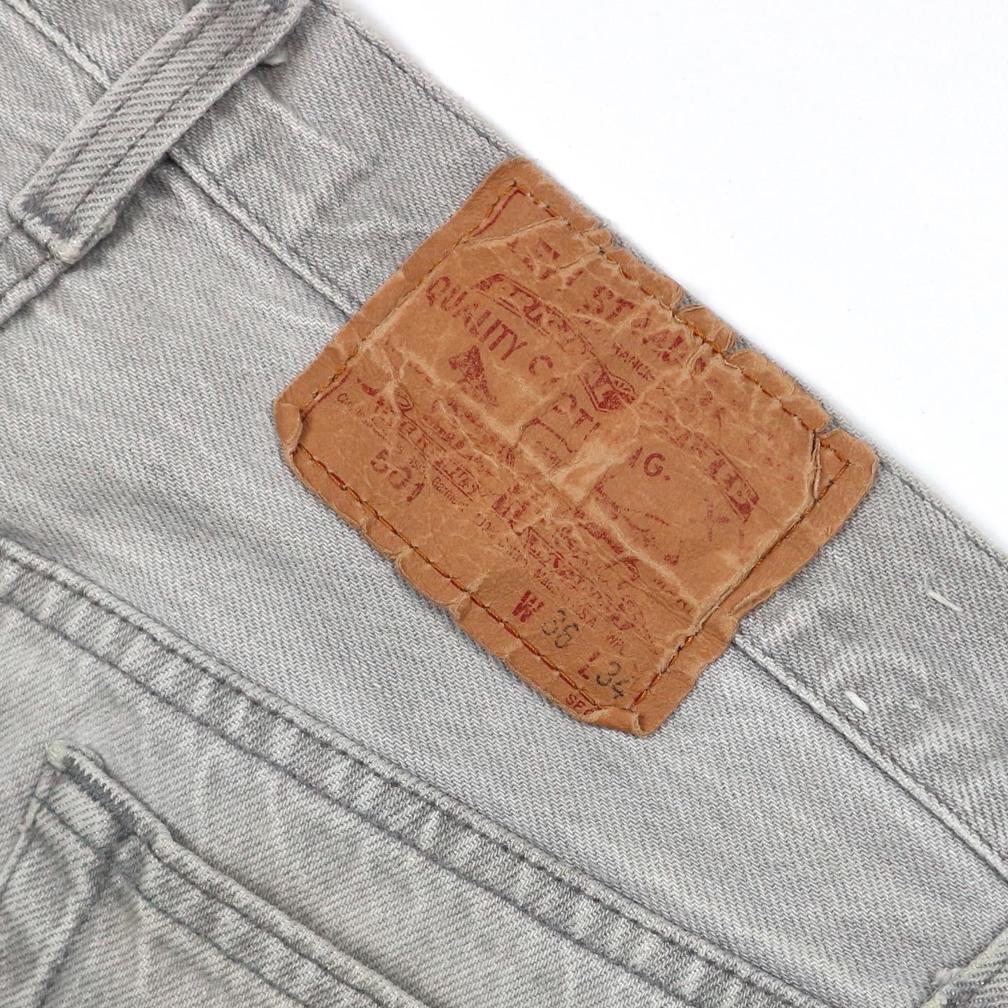 80s Levi's 501 USA Denim Jeans Size 33 denimister