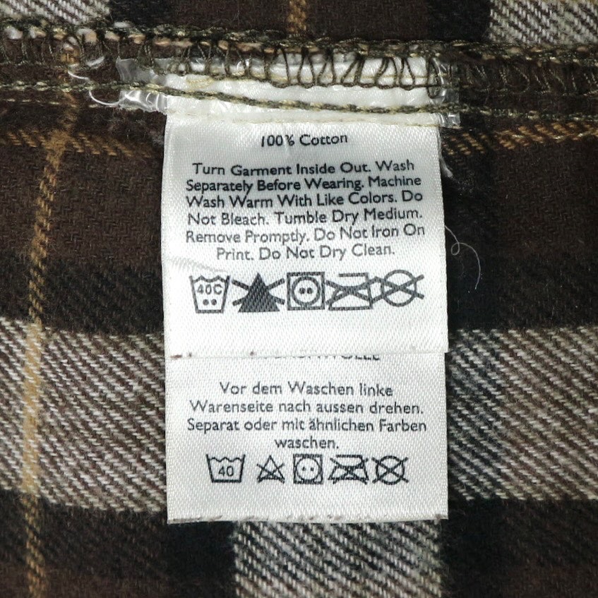 Eddie Bauer Flannel Lined Khaki Pants Size 32