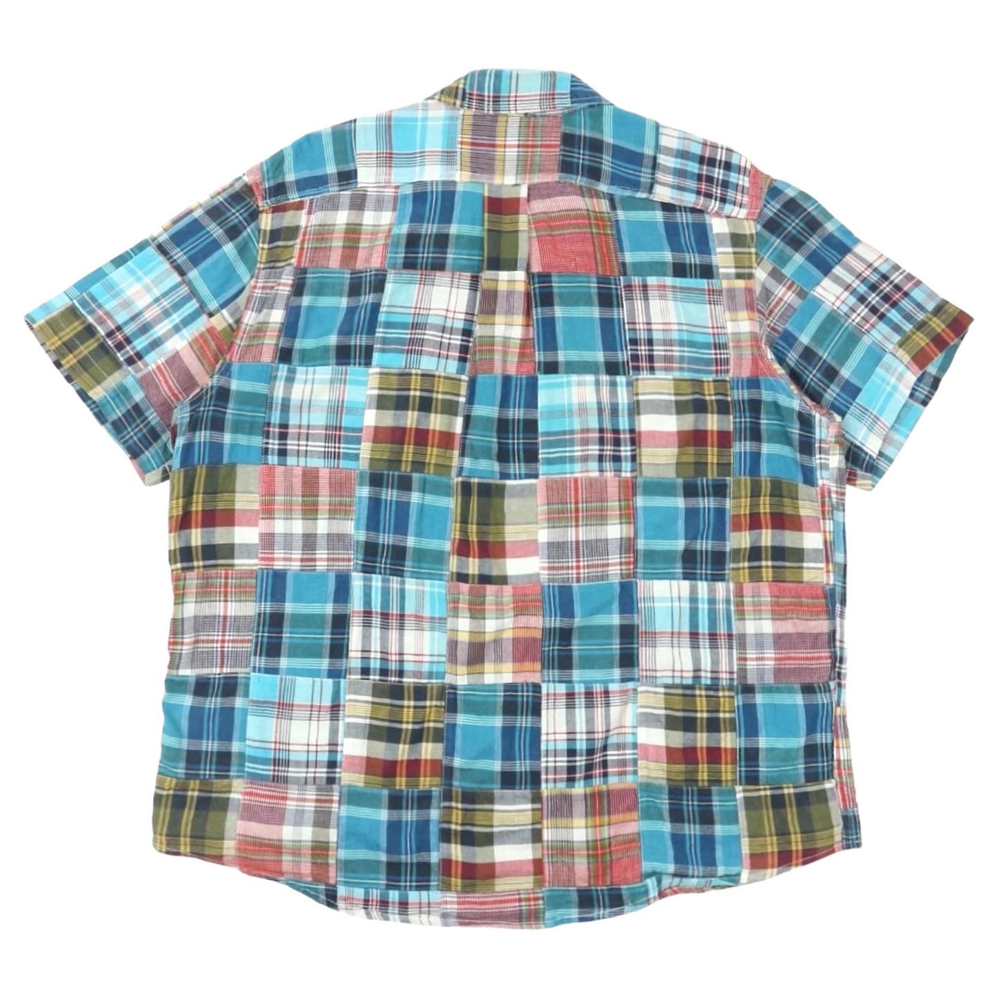 Lands’ End Patchwork Shirt Size XL
