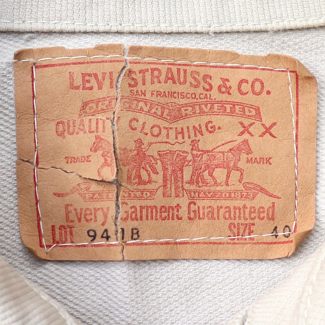 Vintage 60s LEVI'S Big “E” Type 3 Jacket Size M