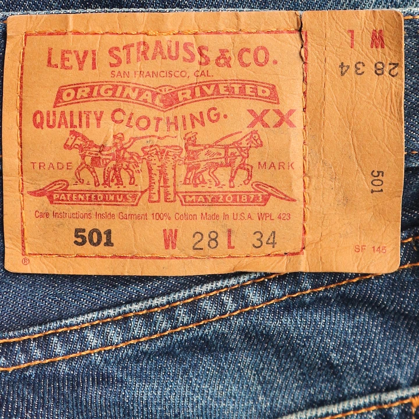 90s Levi's 501 Denim Jeans Size 26 denimister