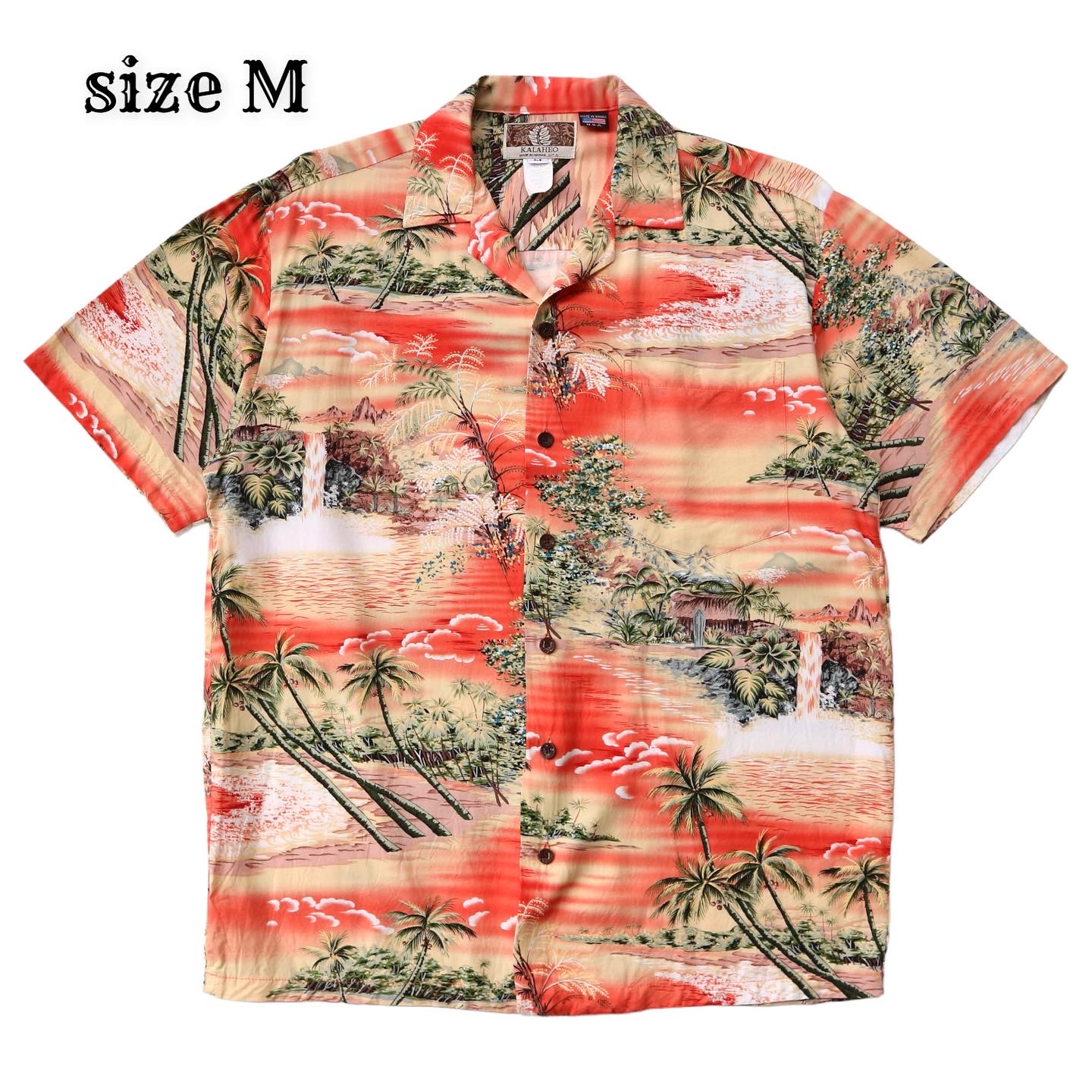 Kalaheo Hawaiian Shirt Size M