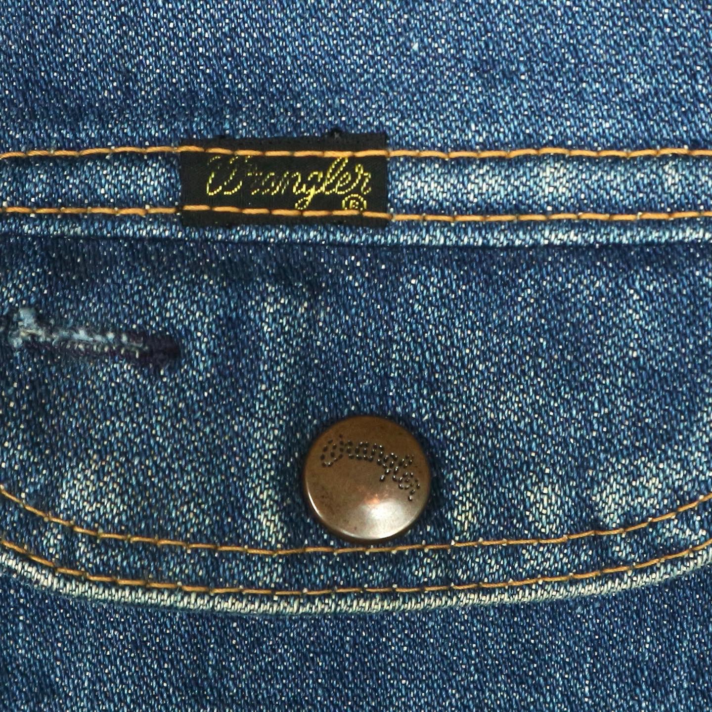 Vintage 70s Wrangler Denim Jacket Size L