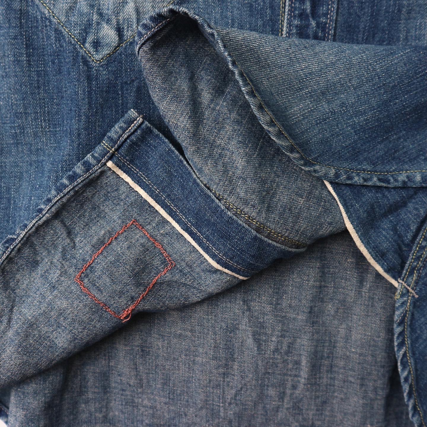 Johnbull Selvedge Denim Shirt Size XS