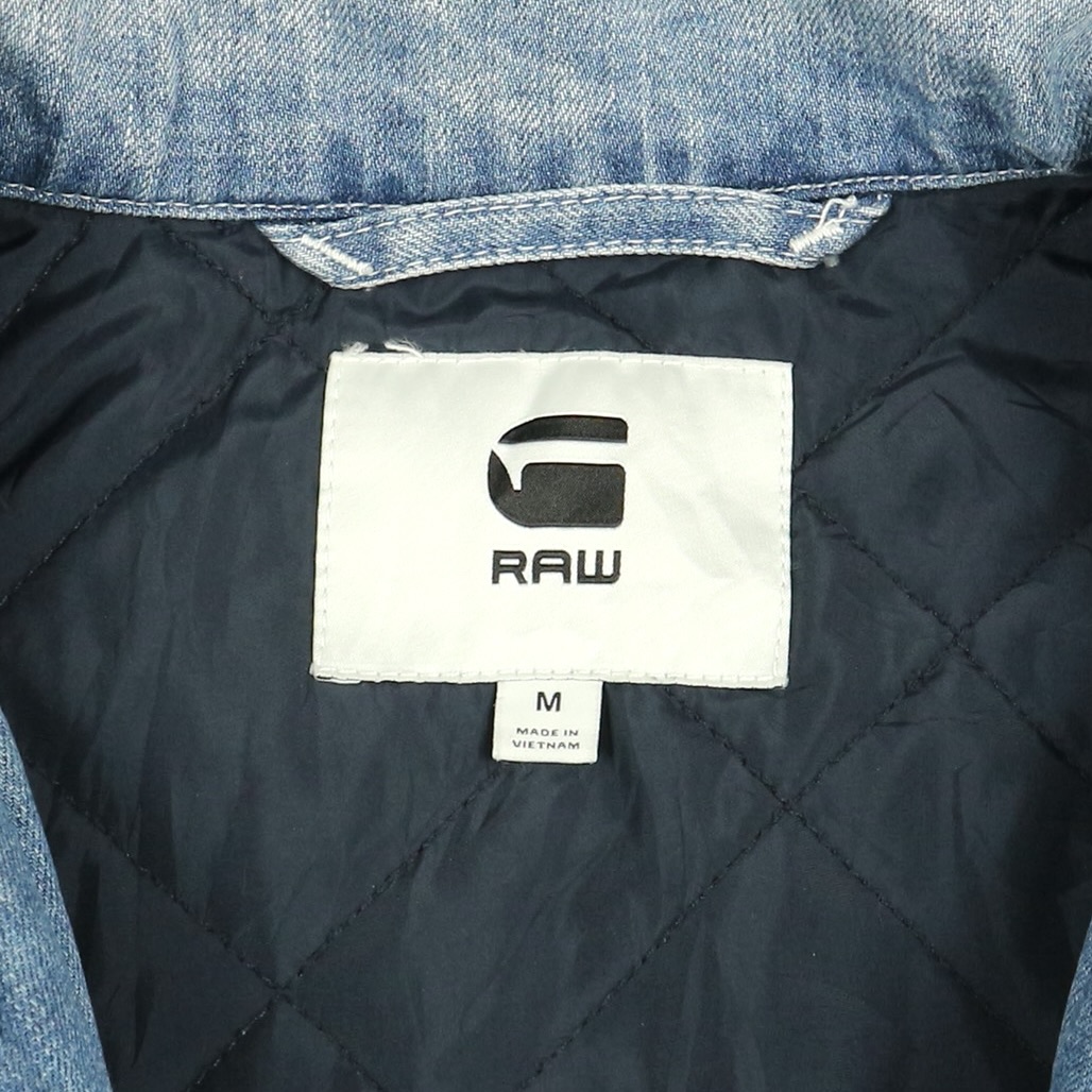 G-Star Raw Quilted-line Denim Jacket Size L