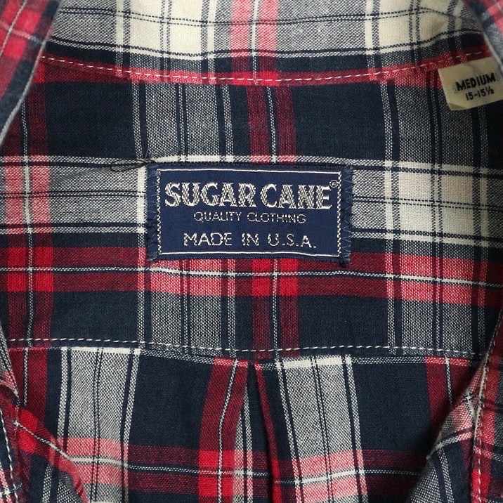 Sugar Cane USA Button Down Shirt Size M