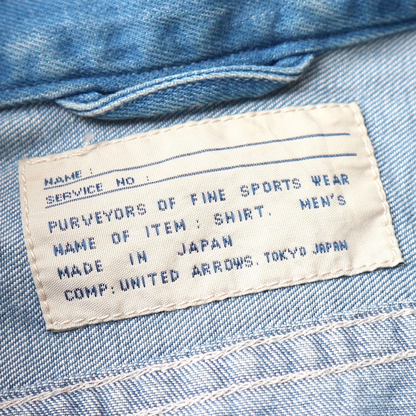 United Arrows Japan Made Western Shirt Size M