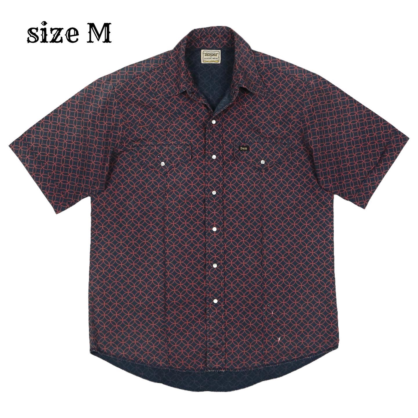 Denime Orizzonti Japan Western Shirt Size M