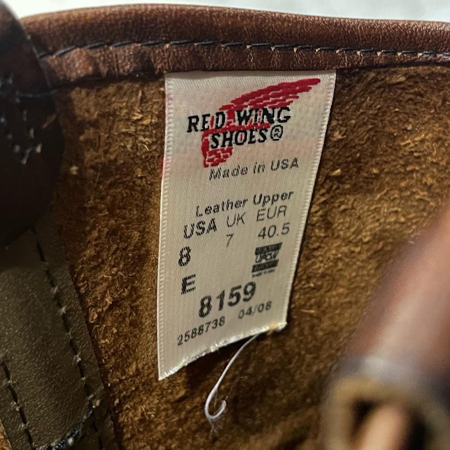 Red Wing Pecos Boots Size 8E