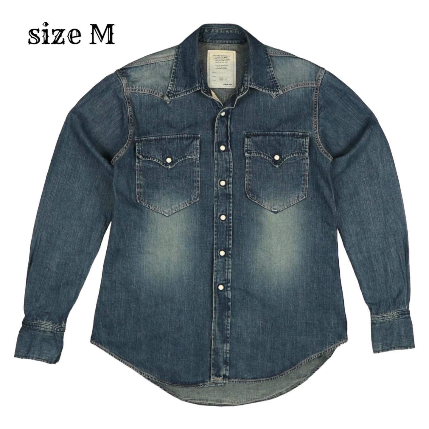 FOB Factory Denim Western Shirt Size M