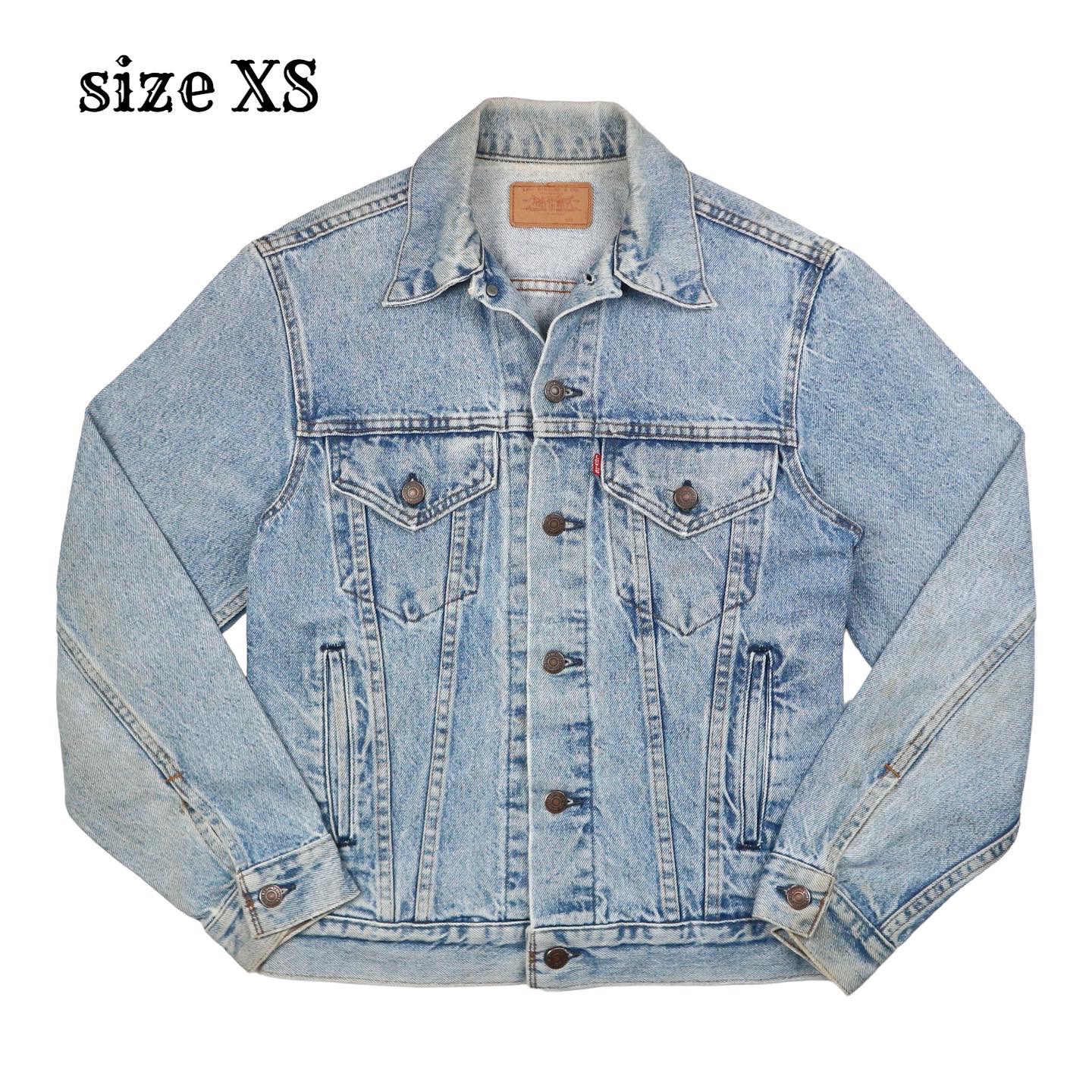 Vintage 80s Levi’s USA Trucker Denim Jacket Size XS