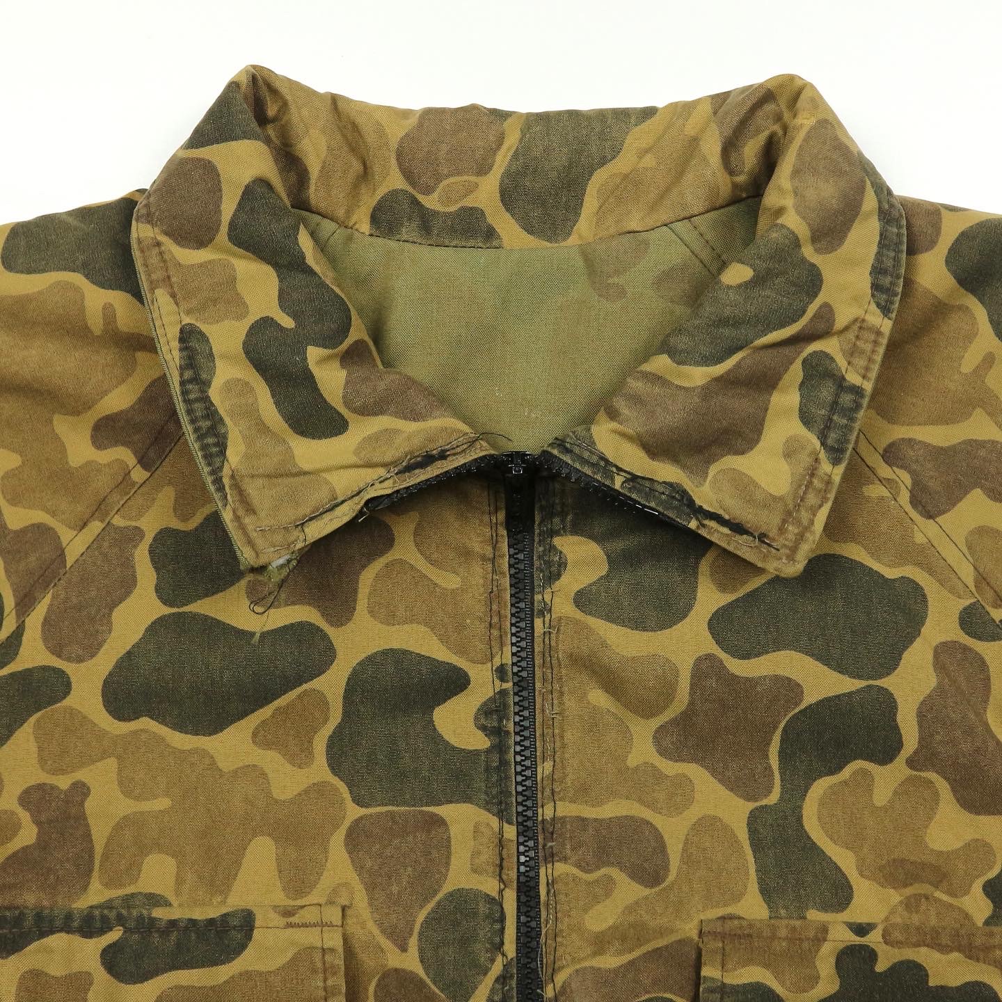 Vintage 70s Woolrich USA Reversible Hunting Jacket Size L