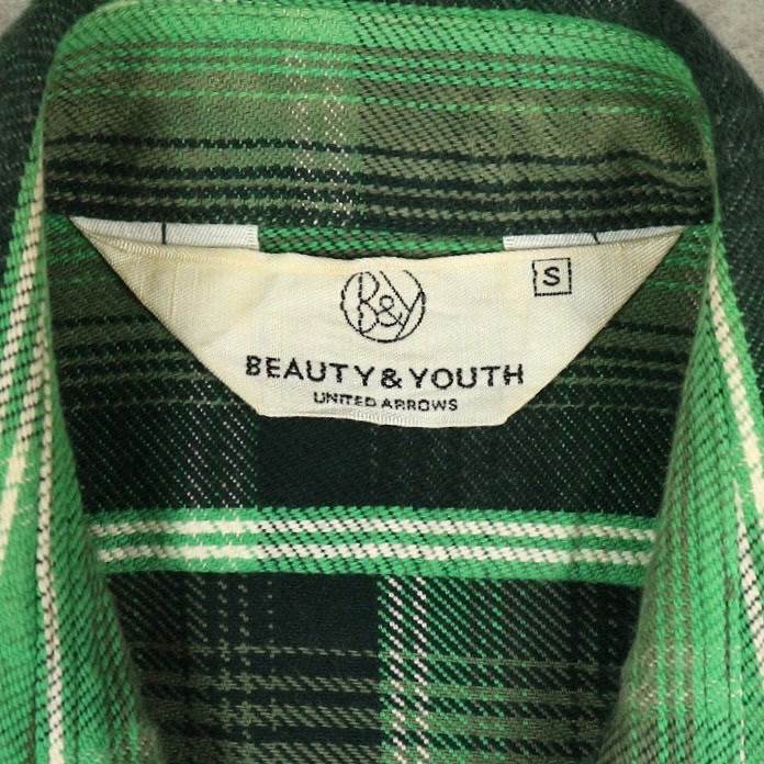 Beauty & Youth Heavy Flannel Shirt Size XS