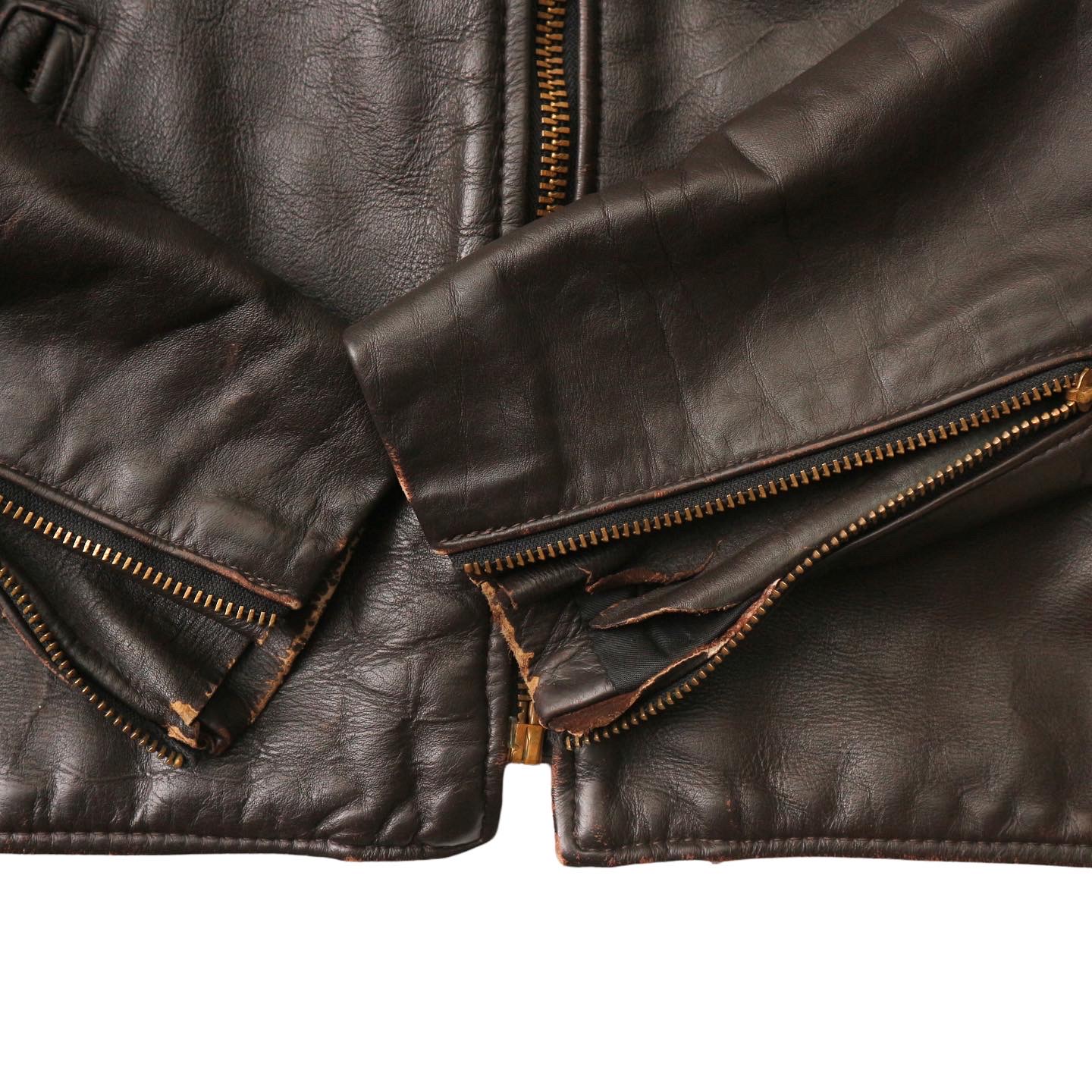 Vanson Racer Leather Jacket Size M