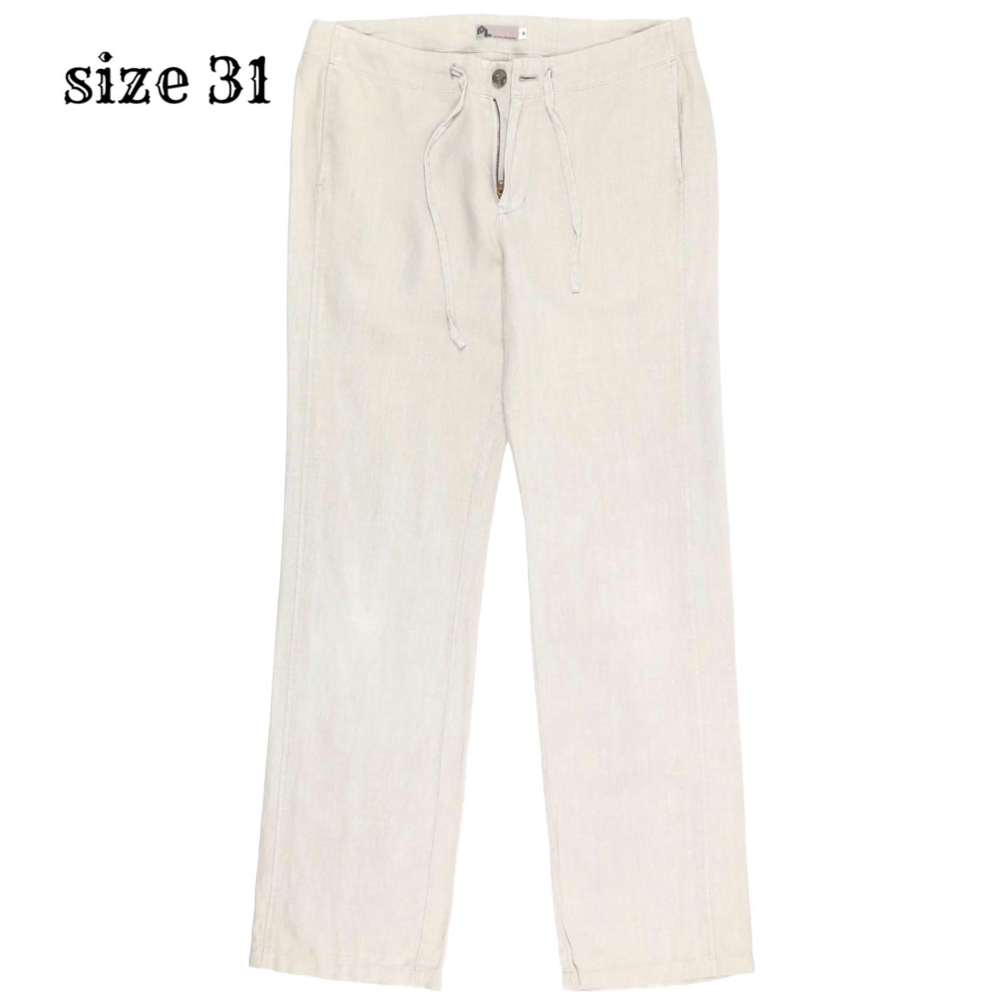United Arrows Linen Pants Size 31