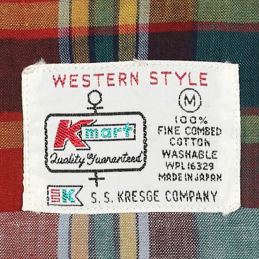 Kmart Made in Japan Western Shirt Size M