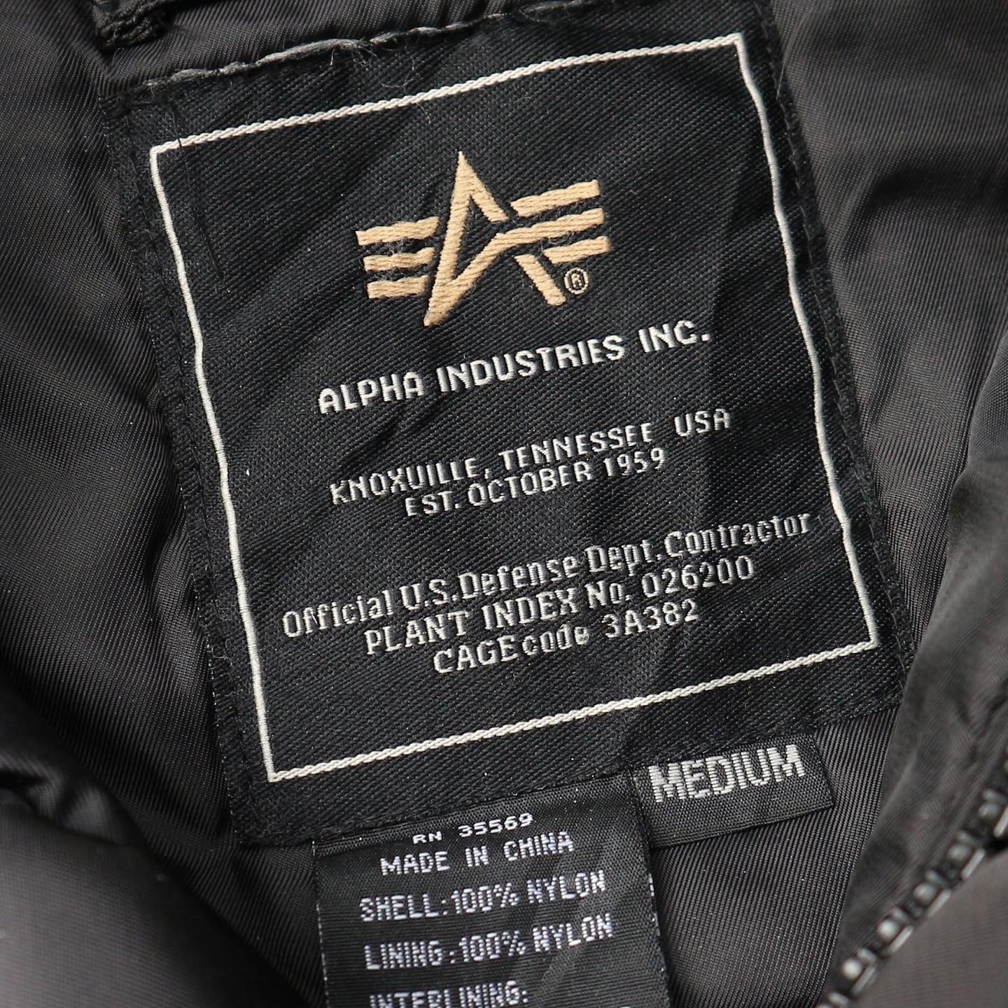 Alpha Industries Jacket Size M