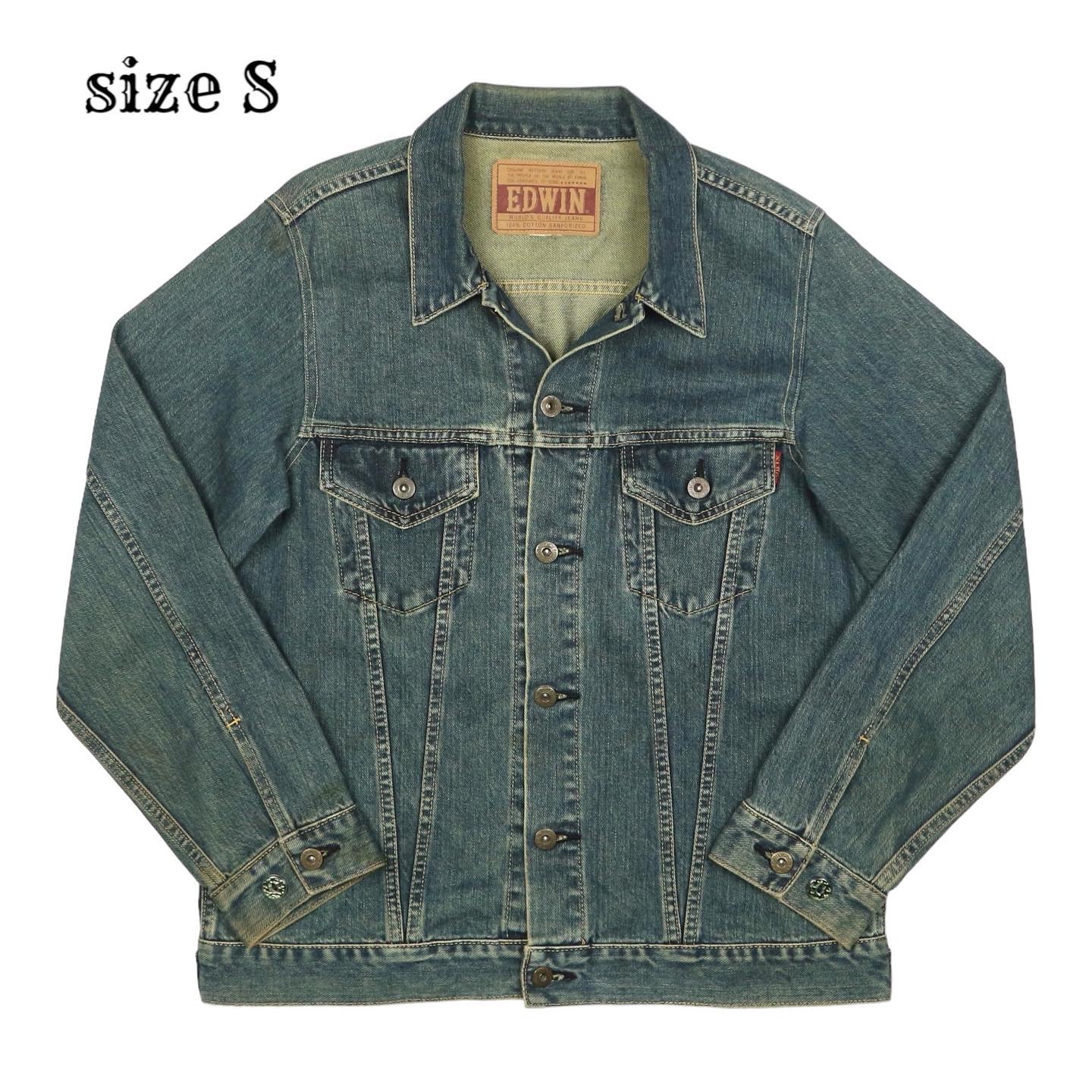 Edwin Denim Trucker Jacket Size S