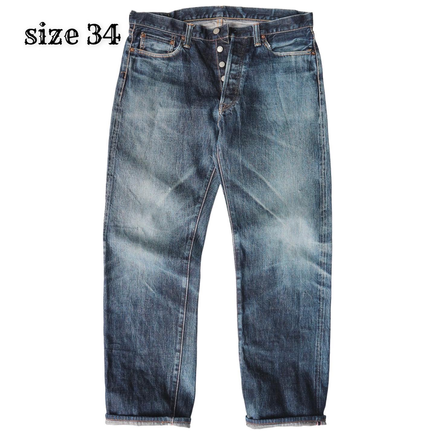 Momotaro Selvedge Denim Jeans Size 34