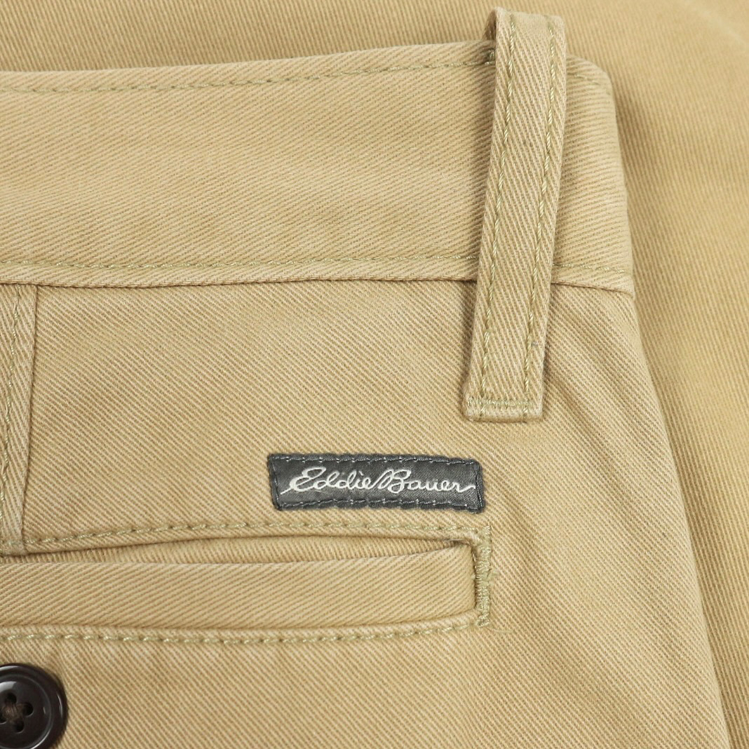 Eddie Bauer Flannel Lined Khaki Pants Size 32