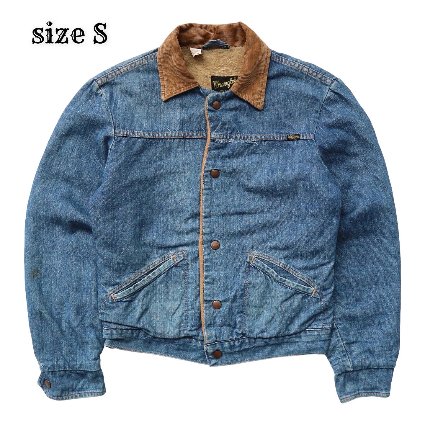 Vintage 70s Wrangler Denim Jacket Size S denimister