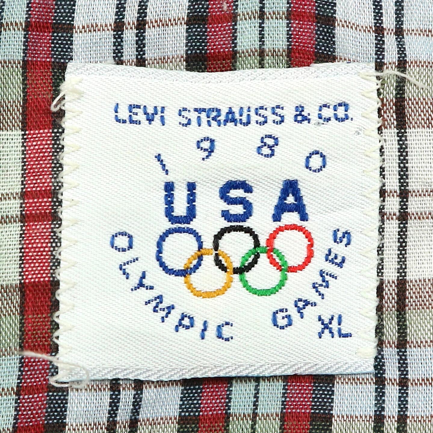Vintage 80s Levi’s Olympic Western Shirt Size XL