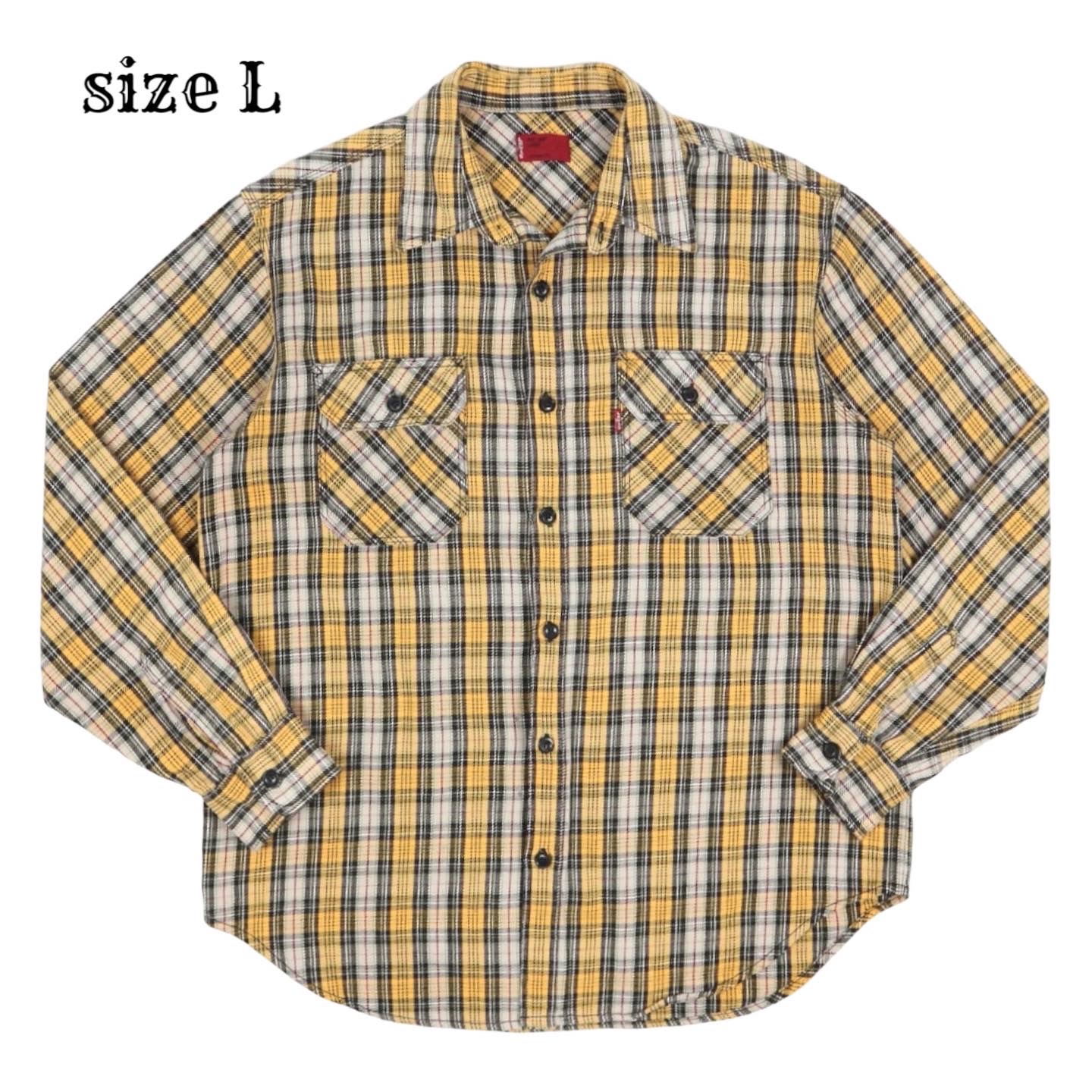 Levi’s Japan Heavy Flannel Work Shirt Size L
