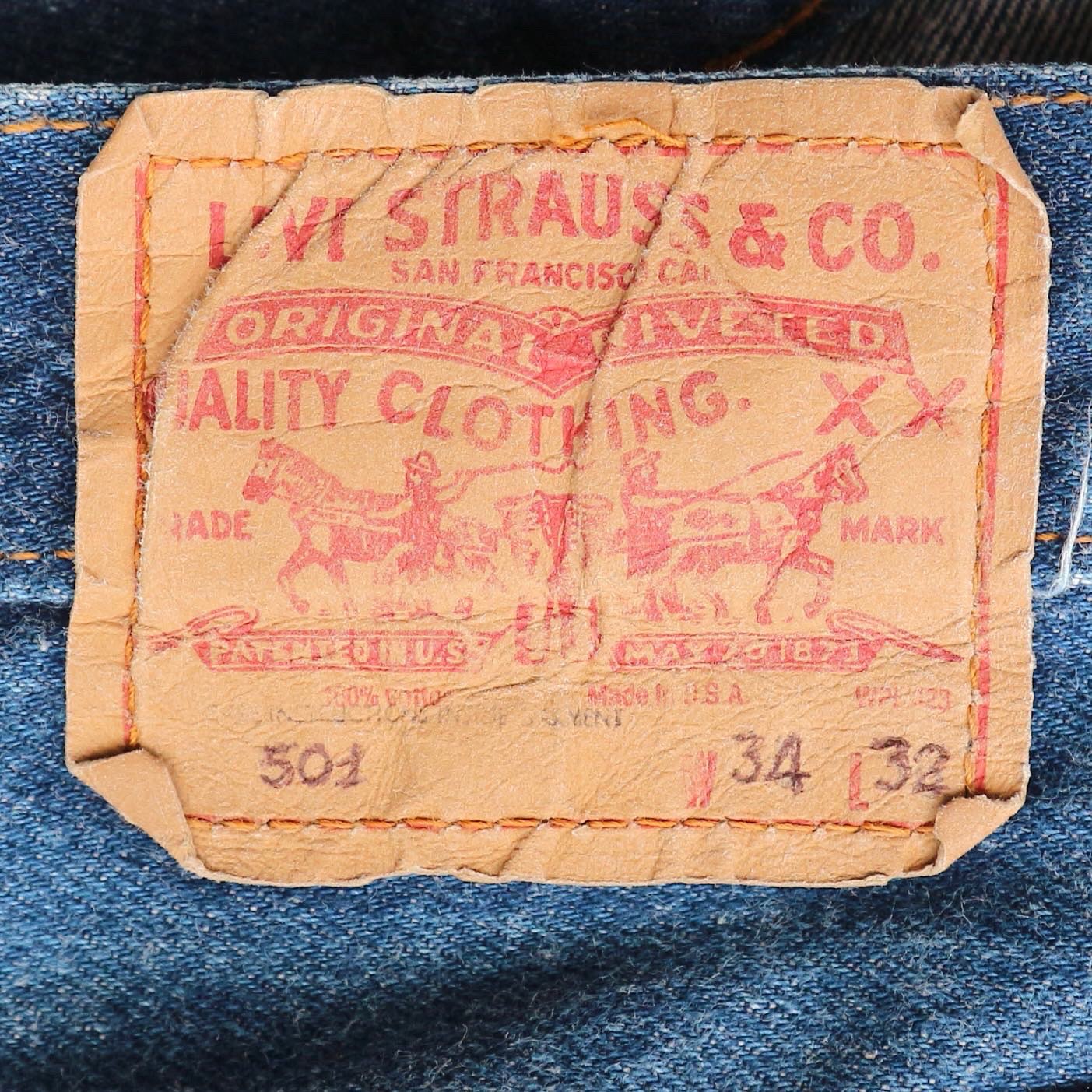 Vintage 80s Levi's 501 Jeans Size 33 denimister