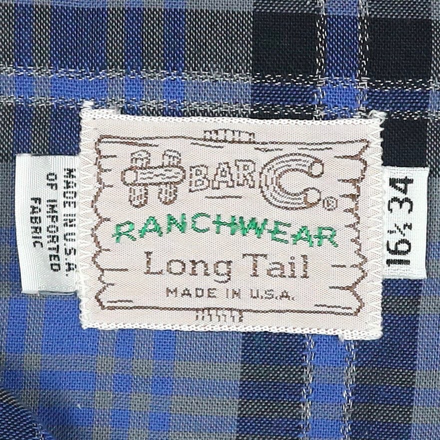 Vintage H BAR C Western Shirt Size L