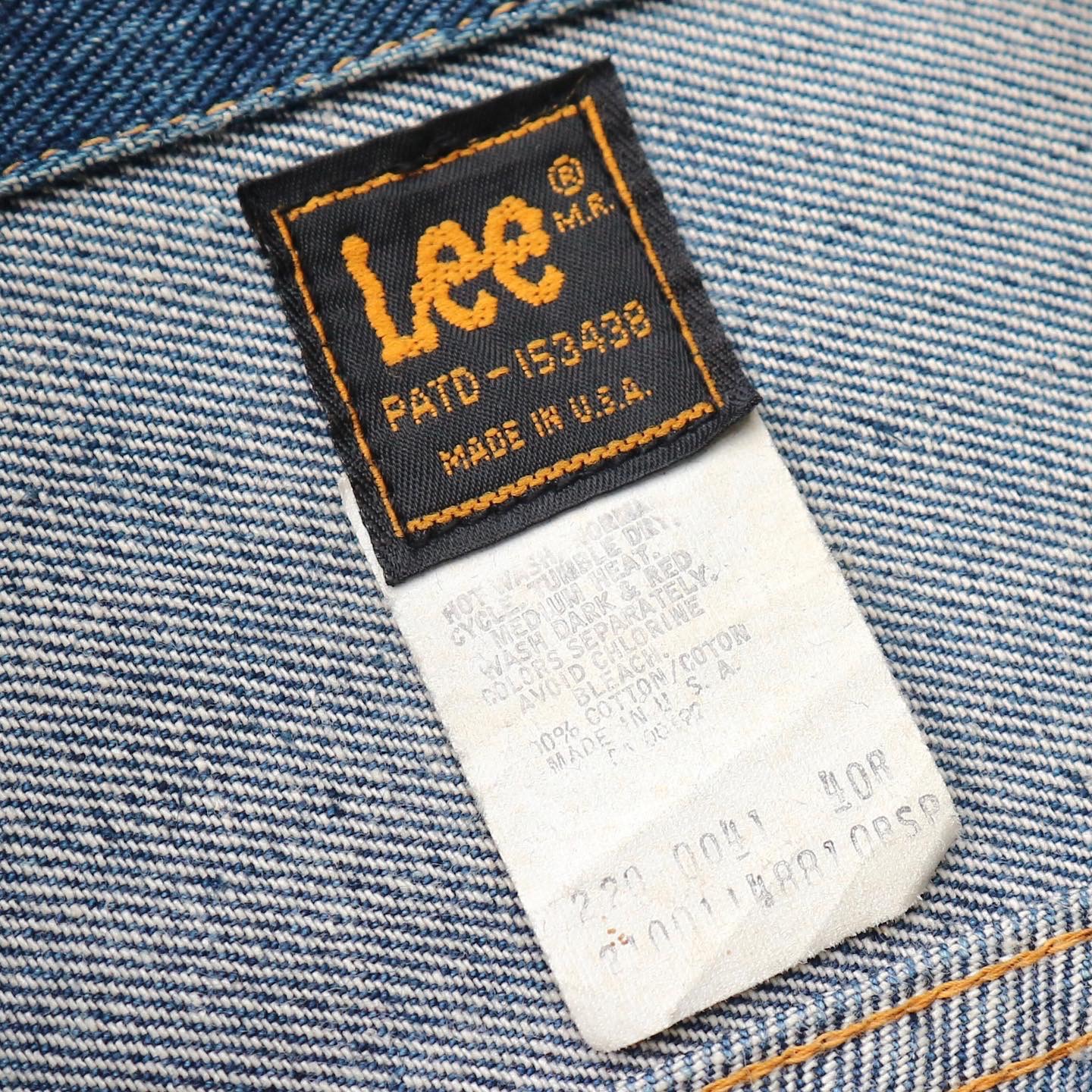 Vintage 80s Lee Model 220 Riders Denim Jacket Size M