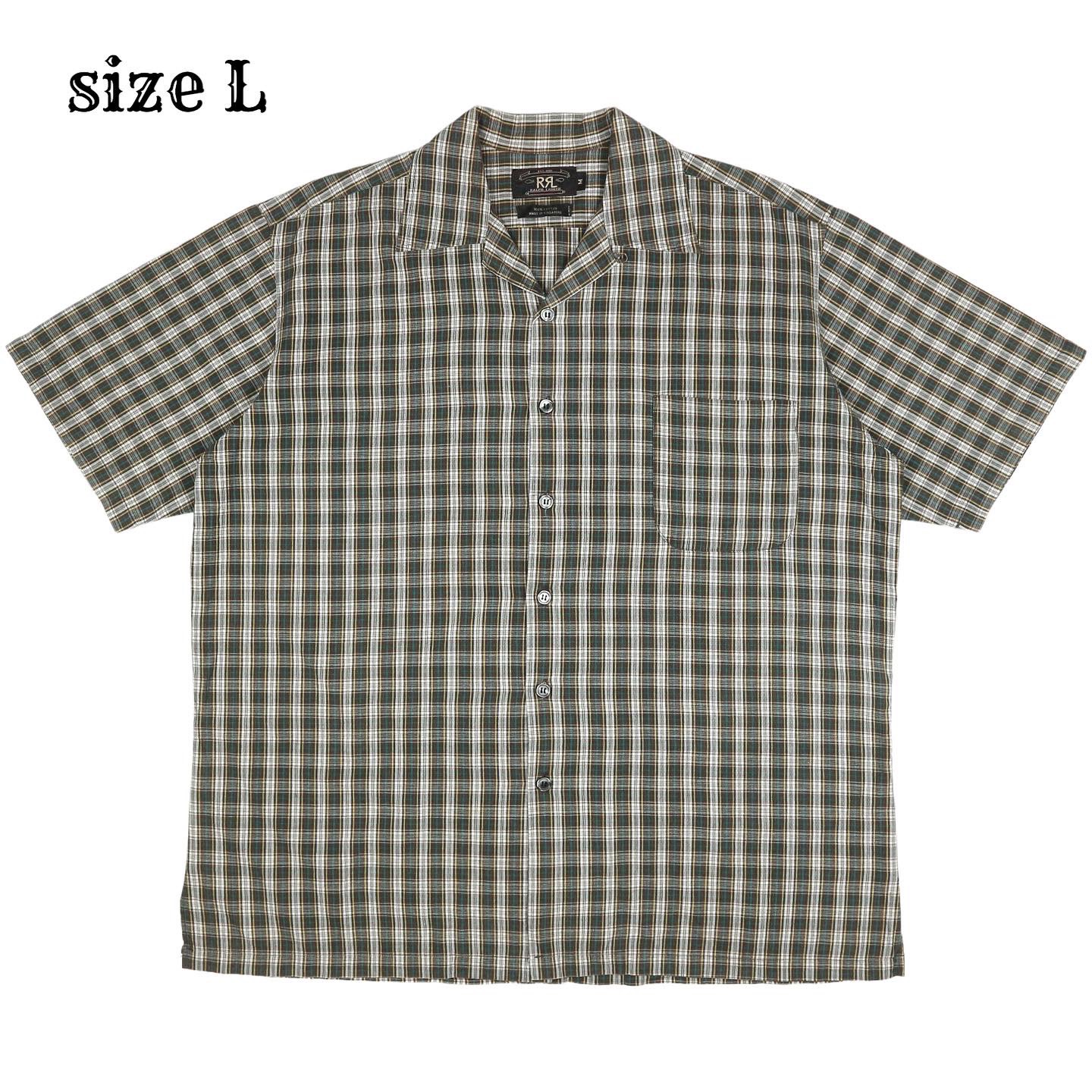 Double RL (RRL) Open-collar Shirt Size L