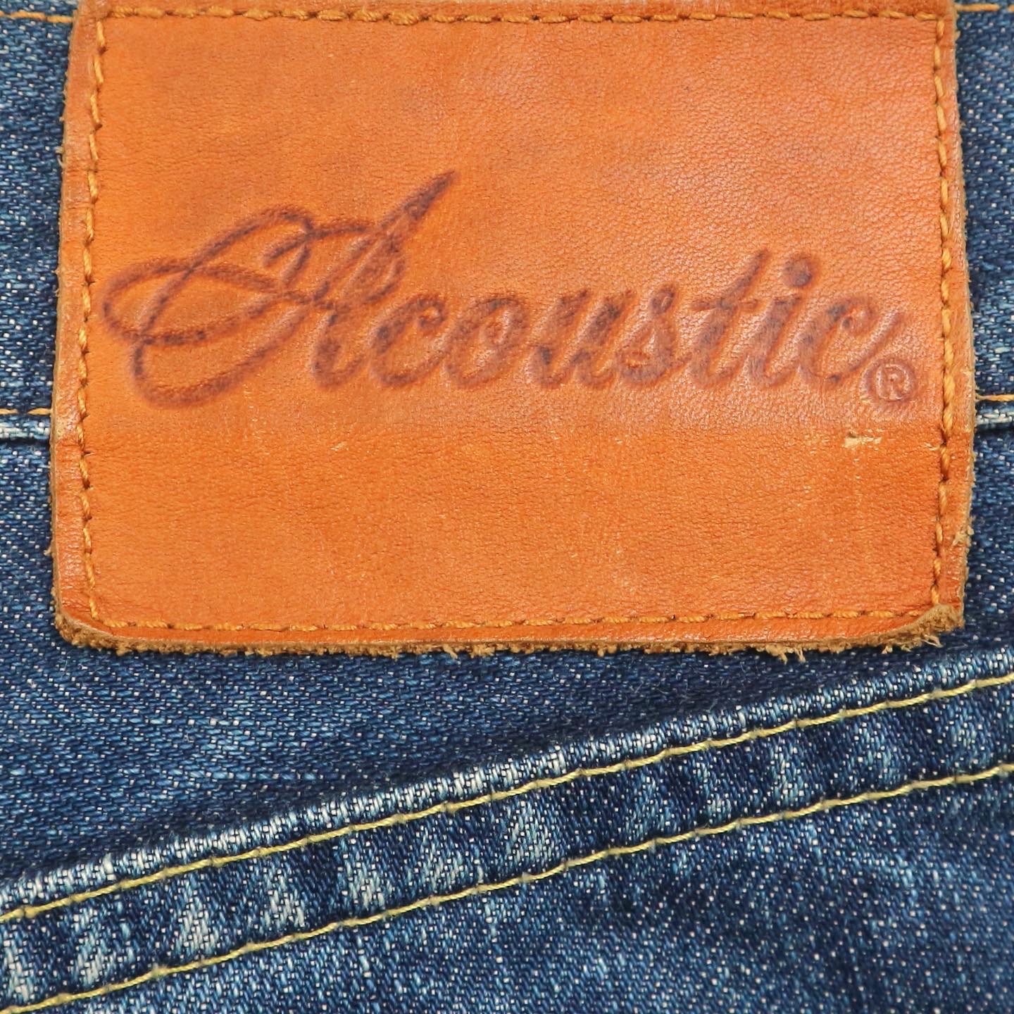 Acoustic Japan Selvedge Denim Jeans Size 32