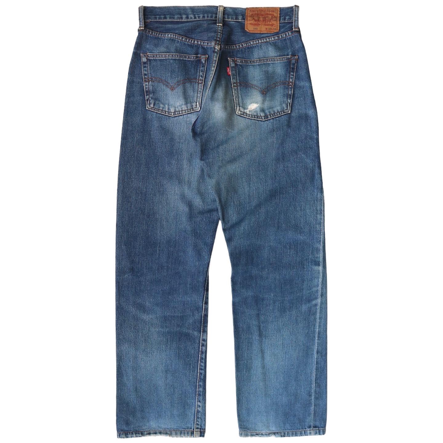 90s LEVI'S 502 Selvedge Denim Jeans Size 28 denimister
